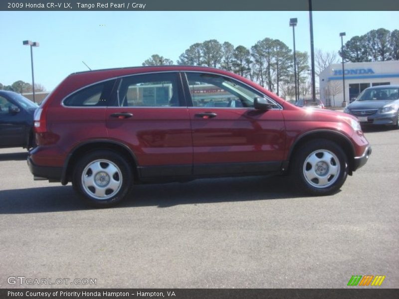 Tango Red Pearl / Gray 2009 Honda CR-V LX