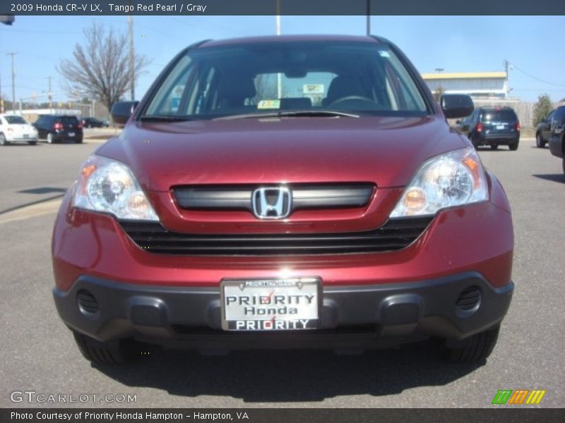 Tango Red Pearl / Gray 2009 Honda CR-V LX