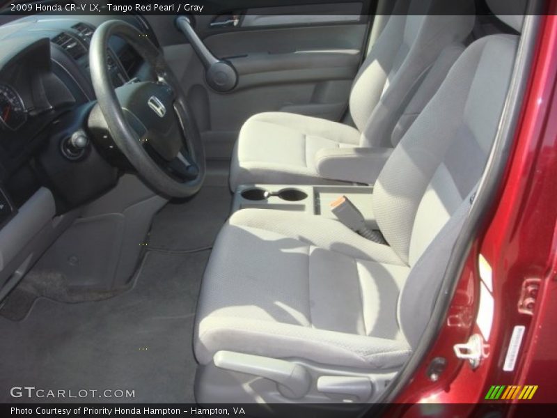 Tango Red Pearl / Gray 2009 Honda CR-V LX