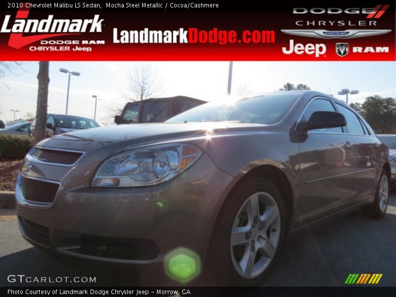 Mocha Steel Metallic / Cocoa/Cashmere 2010 Chevrolet Malibu LS Sedan