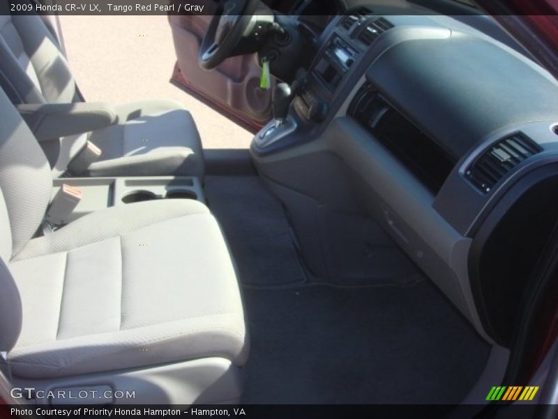 Tango Red Pearl / Gray 2009 Honda CR-V LX