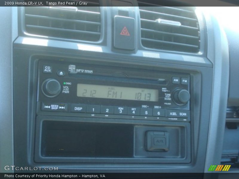 Tango Red Pearl / Gray 2009 Honda CR-V LX