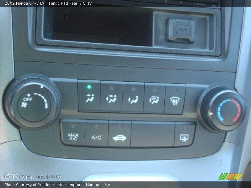 Tango Red Pearl / Gray 2009 Honda CR-V LX