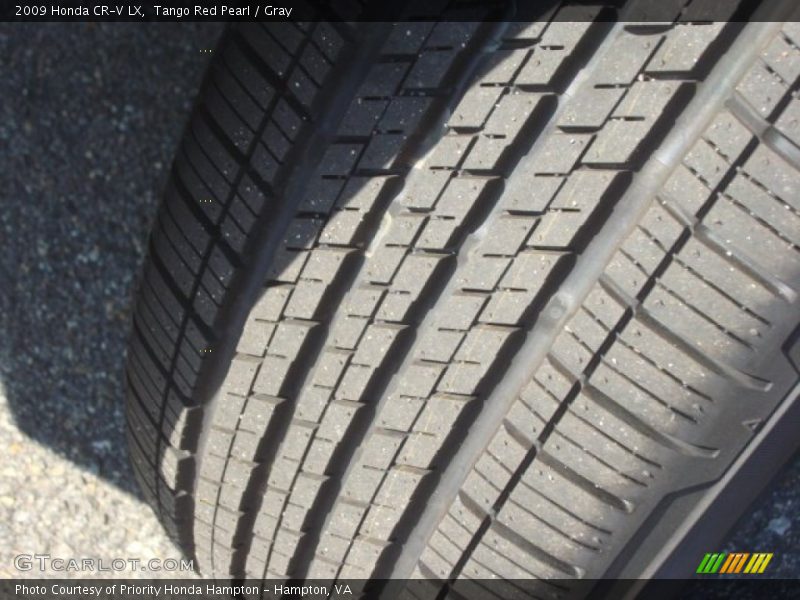 Tango Red Pearl / Gray 2009 Honda CR-V LX