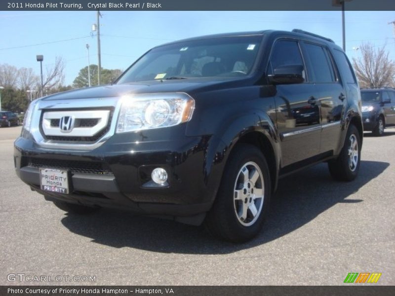 Crystal Black Pearl / Black 2011 Honda Pilot Touring