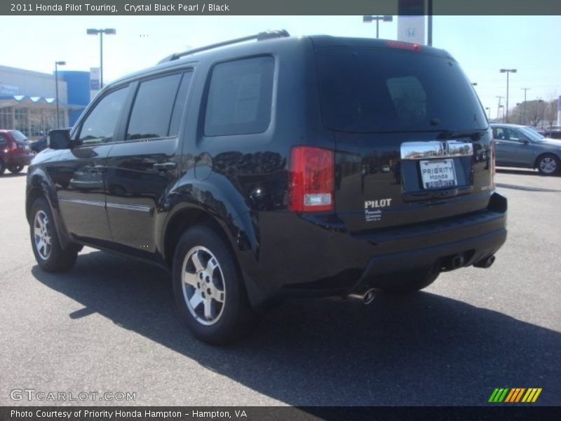 Crystal Black Pearl / Black 2011 Honda Pilot Touring