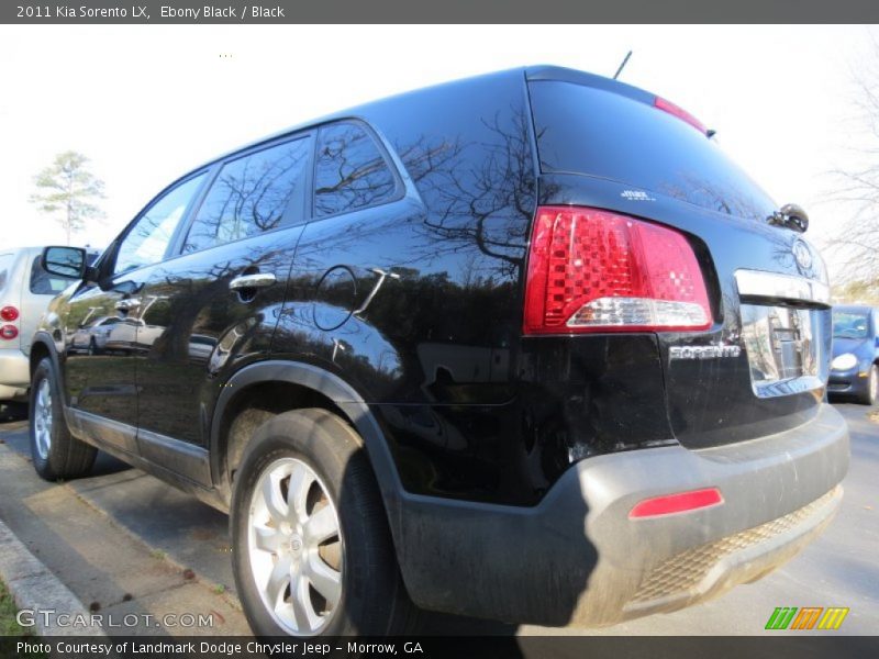 Ebony Black / Black 2011 Kia Sorento LX