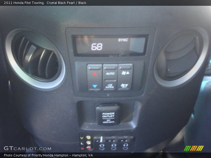 Crystal Black Pearl / Black 2011 Honda Pilot Touring