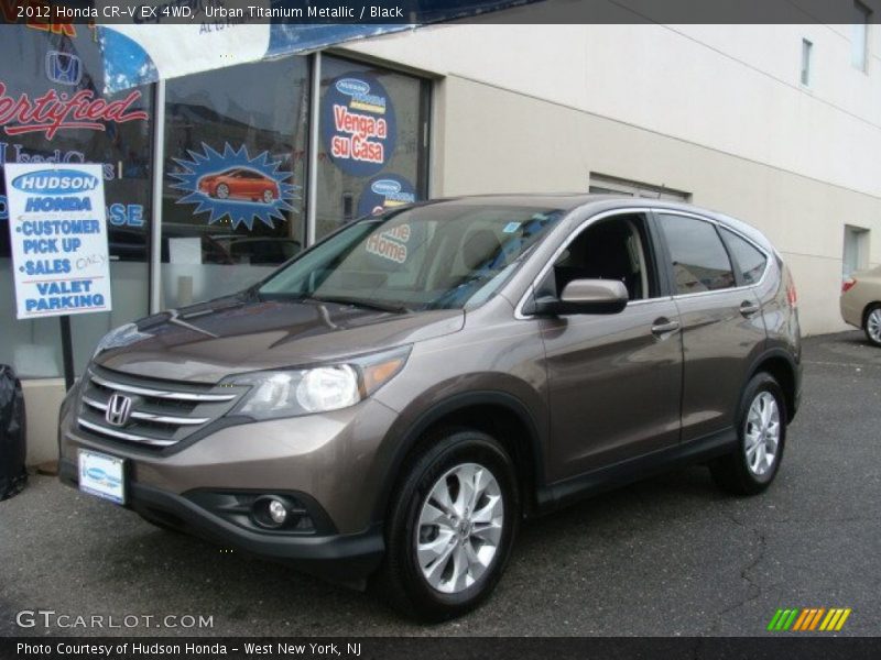 Urban Titanium Metallic / Black 2012 Honda CR-V EX 4WD