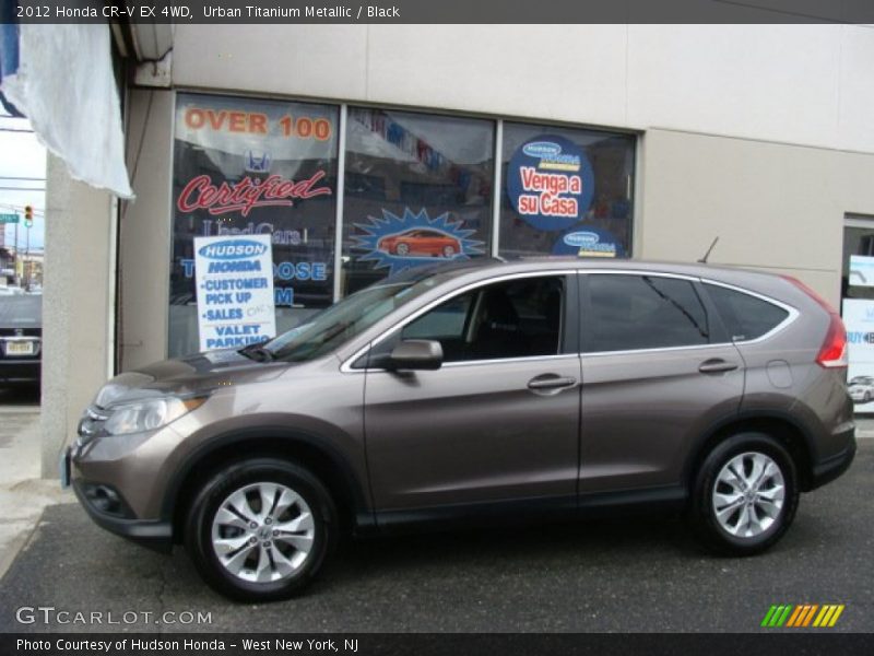 Urban Titanium Metallic / Black 2012 Honda CR-V EX 4WD