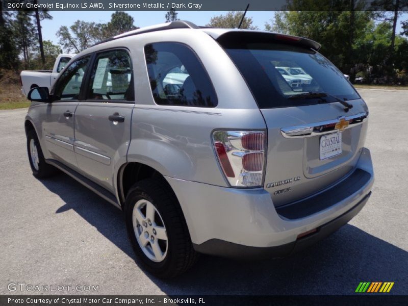 Silverstone Metallic / Dark Gray 2007 Chevrolet Equinox LS AWD