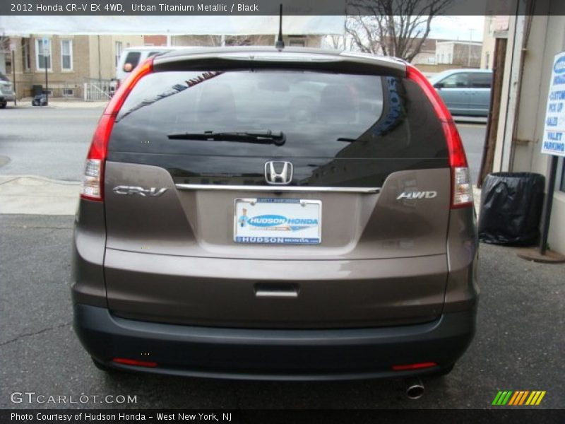 Urban Titanium Metallic / Black 2012 Honda CR-V EX 4WD