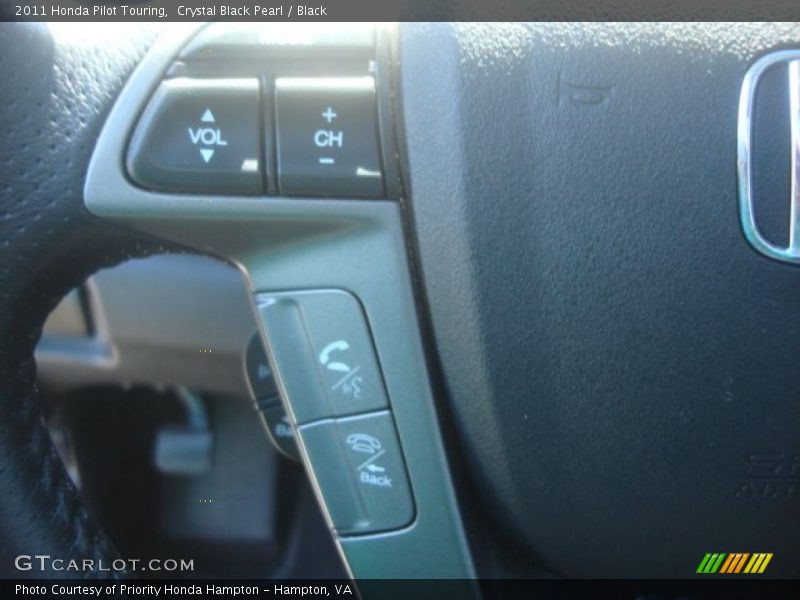 Crystal Black Pearl / Black 2011 Honda Pilot Touring