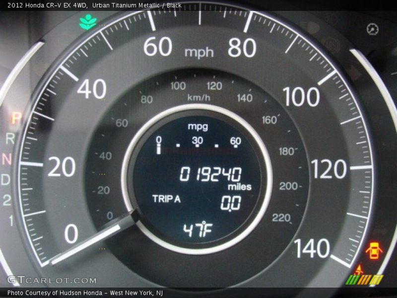 Urban Titanium Metallic / Black 2012 Honda CR-V EX 4WD