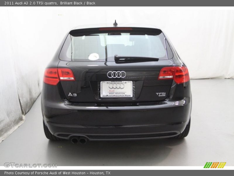 Brilliant Black / Black 2011 Audi A3 2.0 TFSI quattro