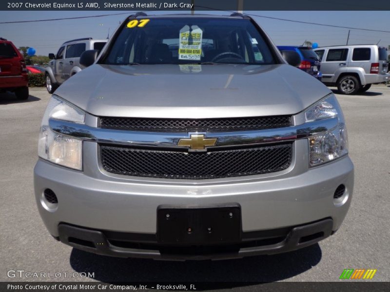 Silverstone Metallic / Dark Gray 2007 Chevrolet Equinox LS AWD