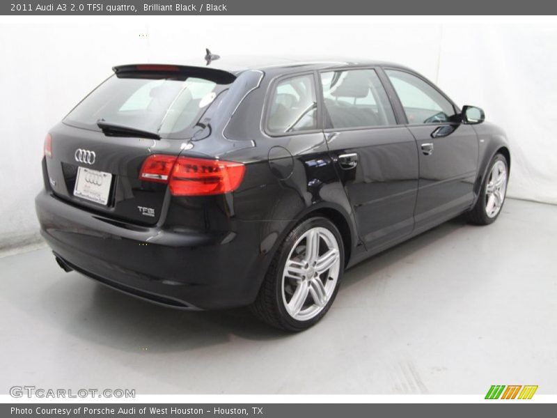 Brilliant Black / Black 2011 Audi A3 2.0 TFSI quattro