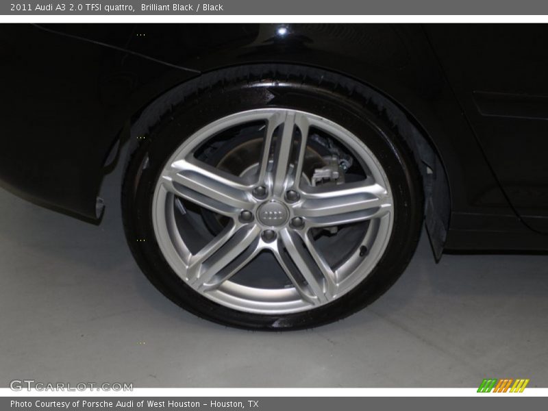 Brilliant Black / Black 2011 Audi A3 2.0 TFSI quattro