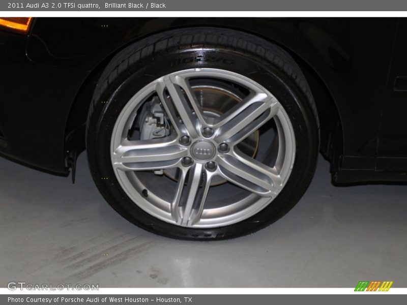 Brilliant Black / Black 2011 Audi A3 2.0 TFSI quattro