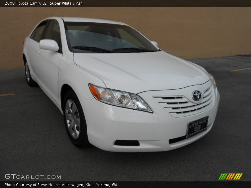 Super White / Ash 2008 Toyota Camry LE