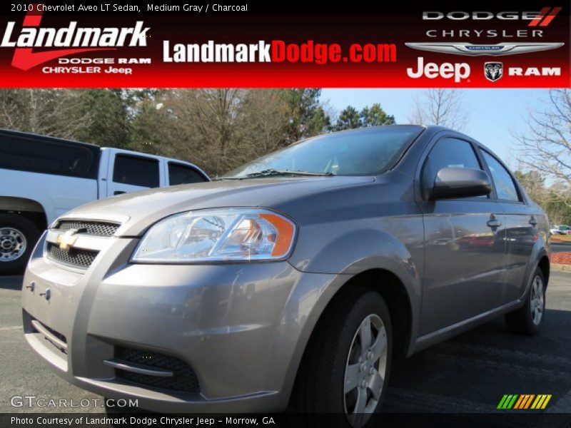 Medium Gray / Charcoal 2010 Chevrolet Aveo LT Sedan