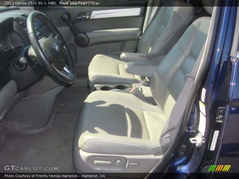 Royal Blue Pearl / Gray 2011 Honda CR-V EX-L 4WD
