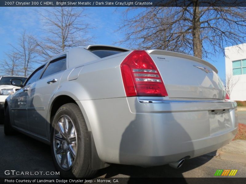 Bright Silver Metallic / Dark Slate Gray/Light Graystone 2007 Chrysler 300 C HEMI