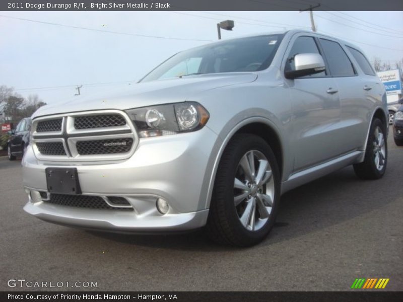 Bright Silver Metallic / Black 2011 Dodge Durango R/T