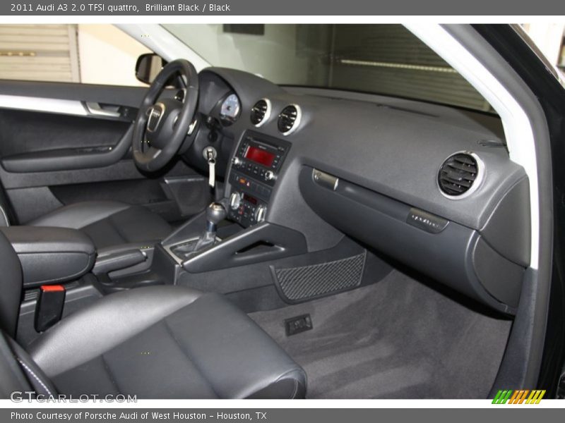 Brilliant Black / Black 2011 Audi A3 2.0 TFSI quattro