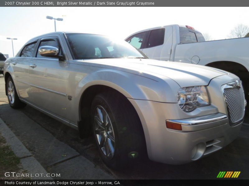 Bright Silver Metallic / Dark Slate Gray/Light Graystone 2007 Chrysler 300 C HEMI
