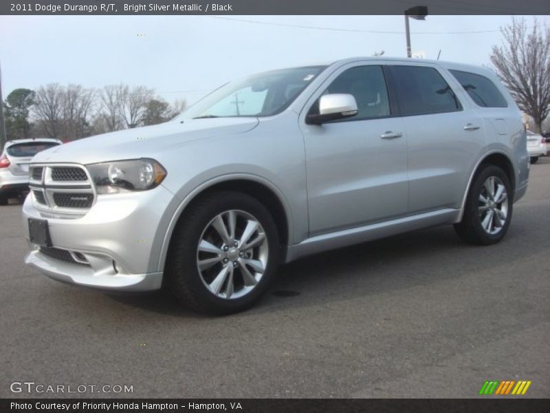 Bright Silver Metallic / Black 2011 Dodge Durango R/T