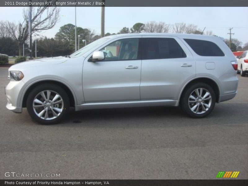 Bright Silver Metallic / Black 2011 Dodge Durango R/T
