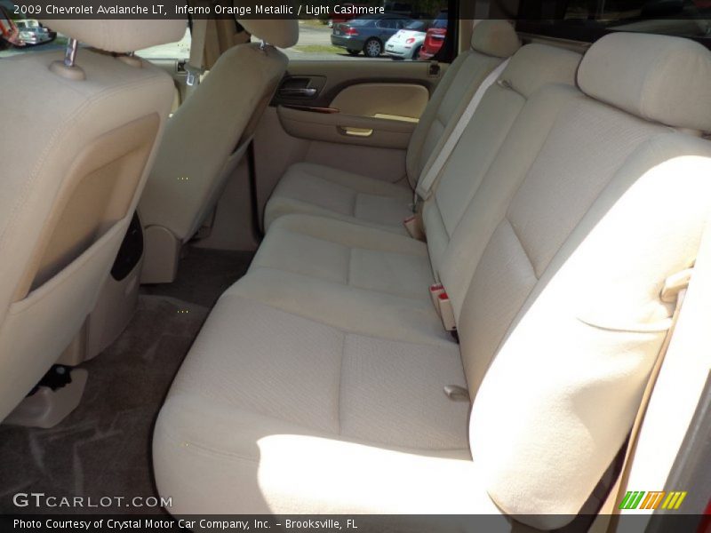 Inferno Orange Metallic / Light Cashmere 2009 Chevrolet Avalanche LT