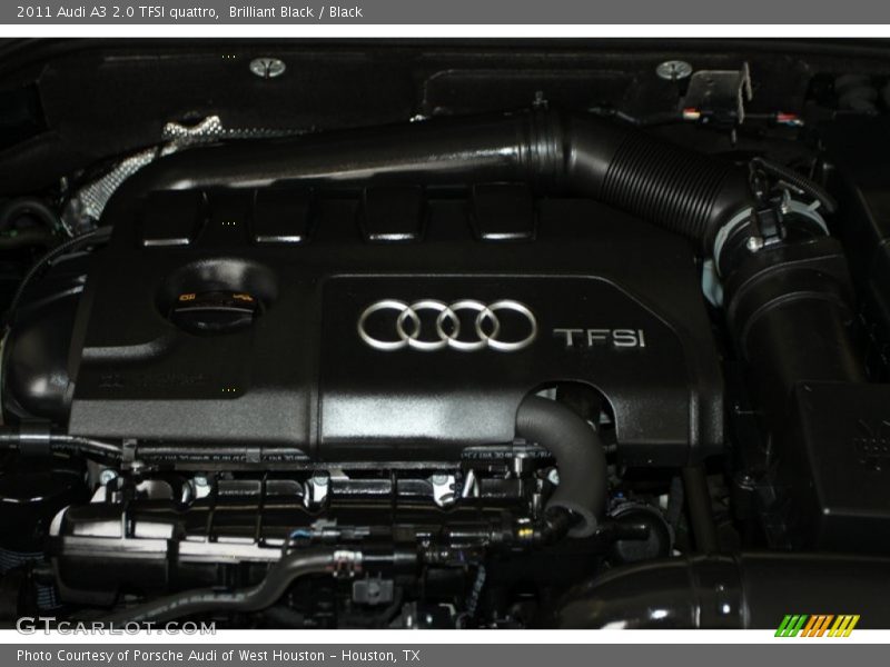 Brilliant Black / Black 2011 Audi A3 2.0 TFSI quattro