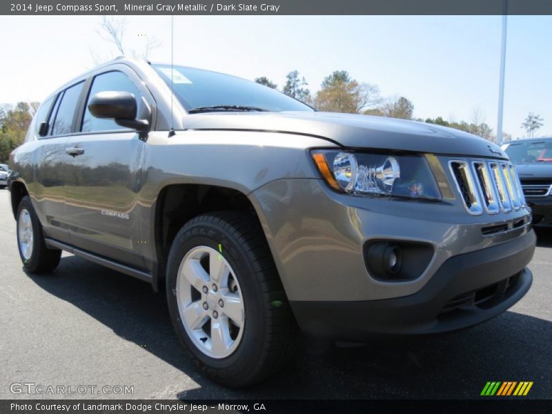 Mineral Gray Metallic / Dark Slate Gray 2014 Jeep Compass Sport