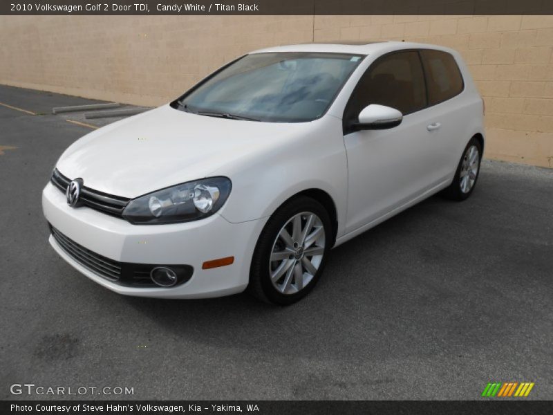 Candy White / Titan Black 2010 Volkswagen Golf 2 Door TDI