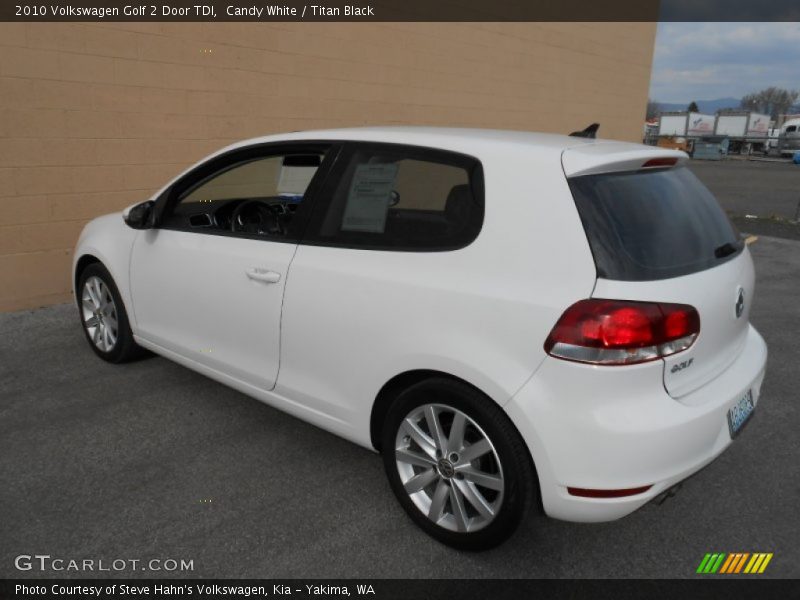 Candy White / Titan Black 2010 Volkswagen Golf 2 Door TDI