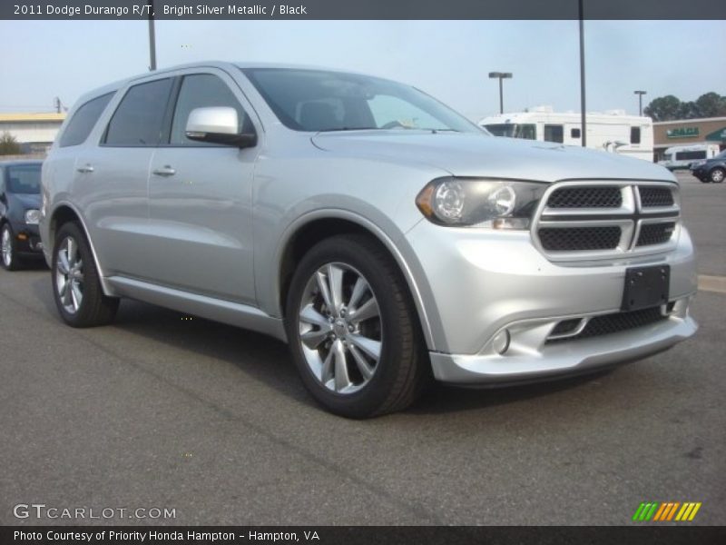 Bright Silver Metallic / Black 2011 Dodge Durango R/T