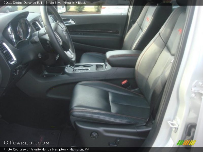 Front Seat of 2011 Durango R/T