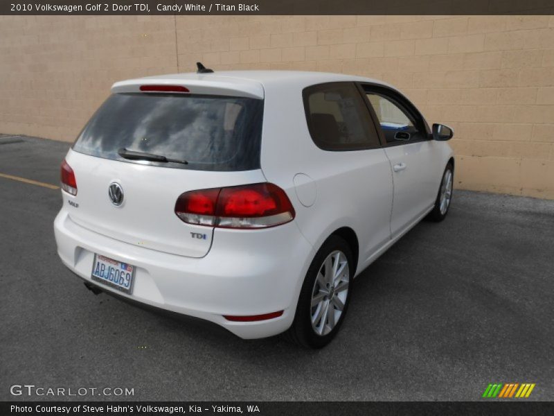 Candy White / Titan Black 2010 Volkswagen Golf 2 Door TDI