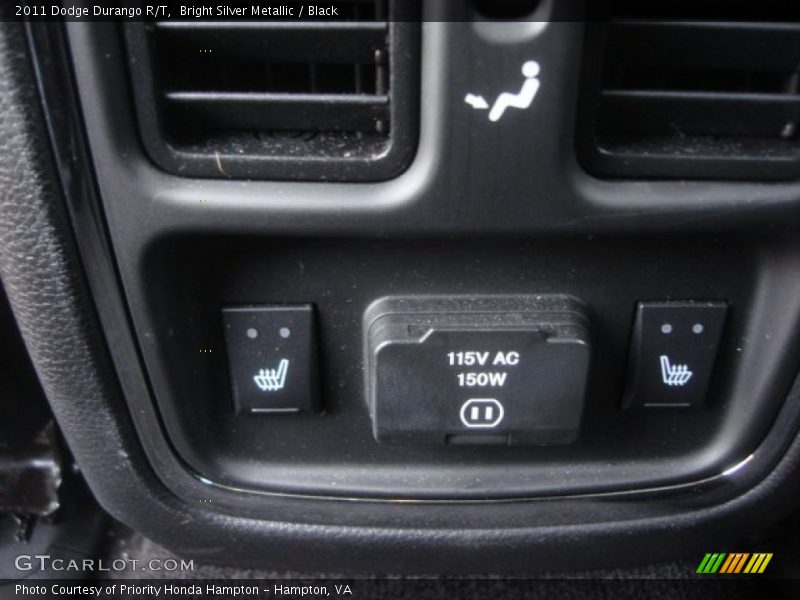Bright Silver Metallic / Black 2011 Dodge Durango R/T