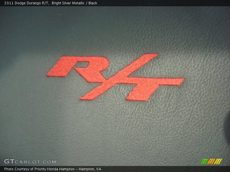 Bright Silver Metallic / Black 2011 Dodge Durango R/T