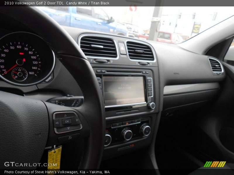 Candy White / Titan Black 2010 Volkswagen Golf 2 Door TDI
