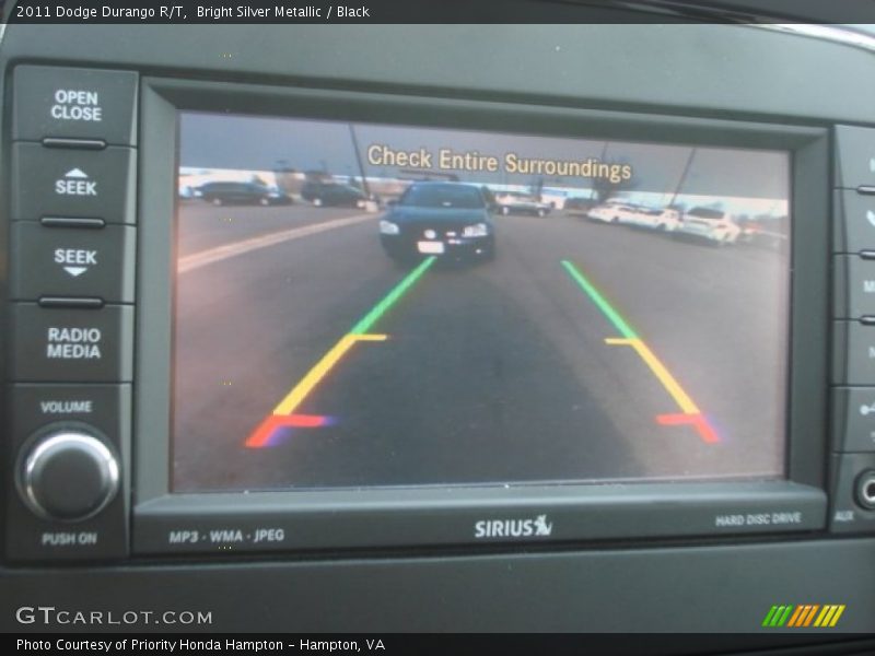 Bright Silver Metallic / Black 2011 Dodge Durango R/T