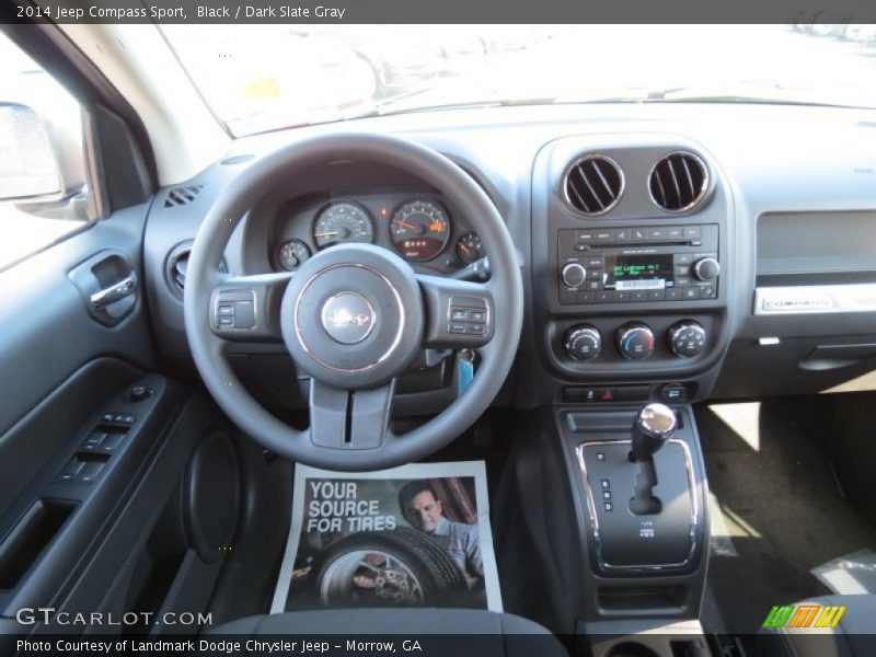 Black / Dark Slate Gray 2014 Jeep Compass Sport