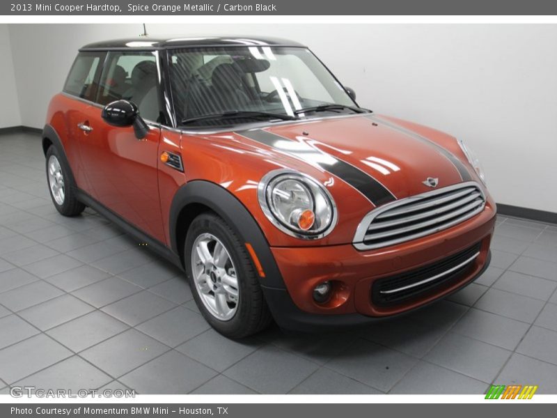 Spice Orange Metallic / Carbon Black 2013 Mini Cooper Hardtop