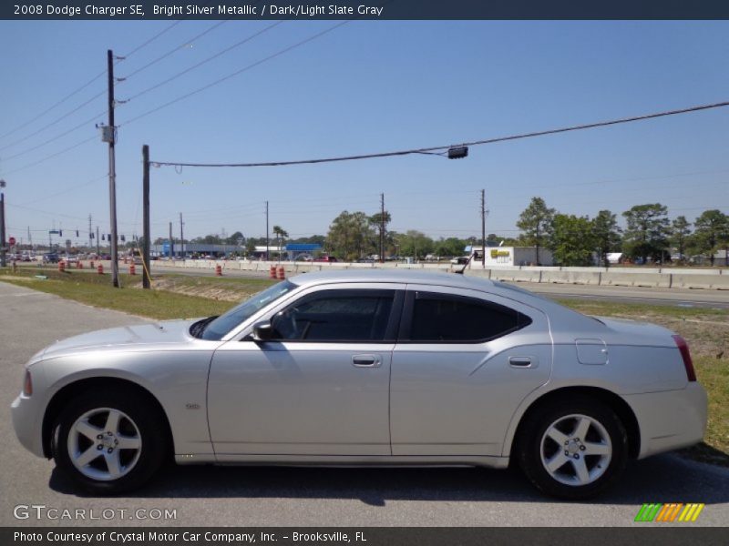 Bright Silver Metallic / Dark/Light Slate Gray 2008 Dodge Charger SE