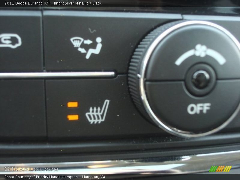 Bright Silver Metallic / Black 2011 Dodge Durango R/T