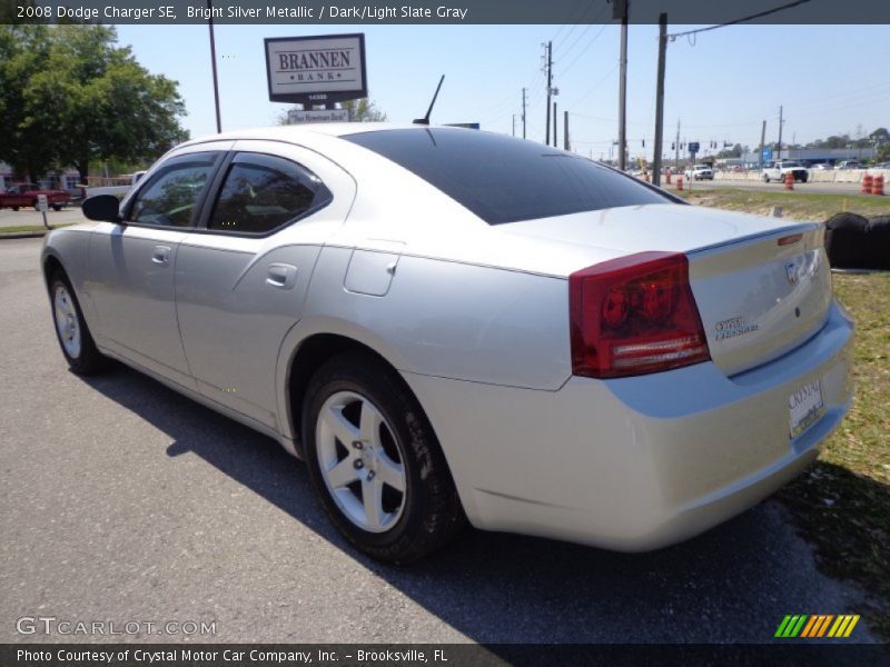 Bright Silver Metallic / Dark/Light Slate Gray 2008 Dodge Charger SE