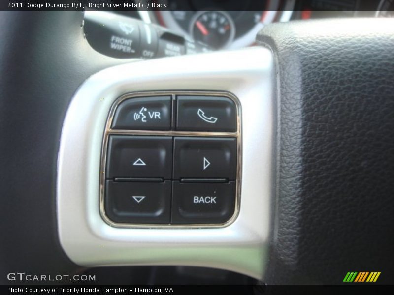 Bright Silver Metallic / Black 2011 Dodge Durango R/T